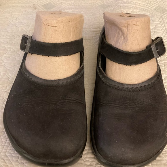 Birkenstock Shoes Birkenstock Tatami 245 Black Suede Leather Clog